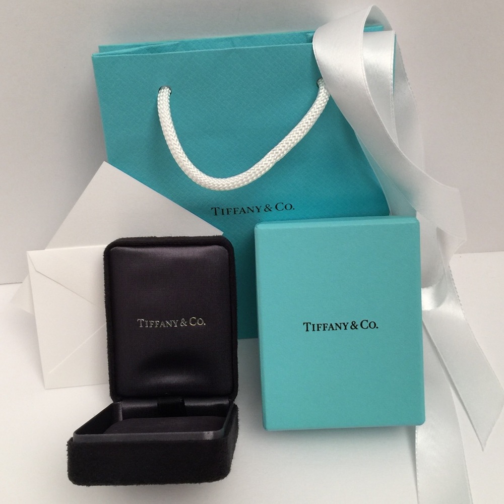 Tiffany & Co. necklace case bag box lot